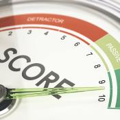 NPS score gauge 