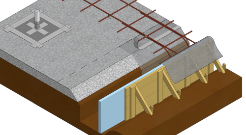 Correct way to install under-slab vapor barrier 